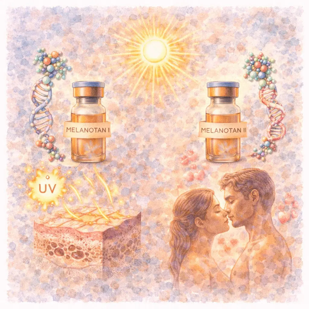 Melanotan I vs. II: La Ciencia de la Fotoprotección y Optimización de la Libido Nootrópicos Perú