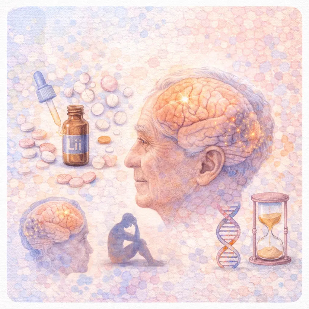 Litio en microdosis: El mineral olvidado que protege el cerebro, reduce el suicidio y extiende la vida Nootrópicos Perú
