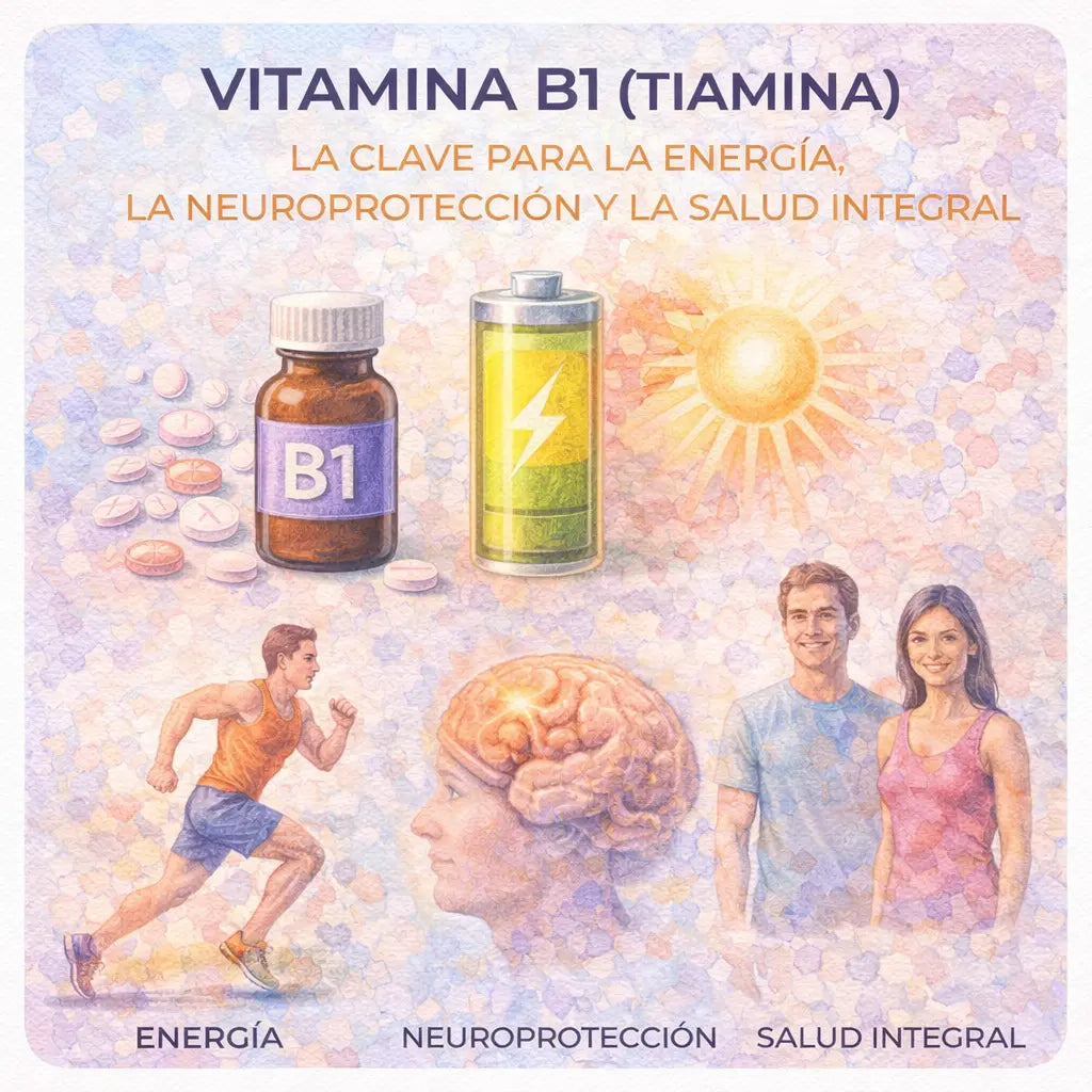 Vitamina B1: La clave para la energía, la neuroprotección y la salud integral Nootrópicos Perú