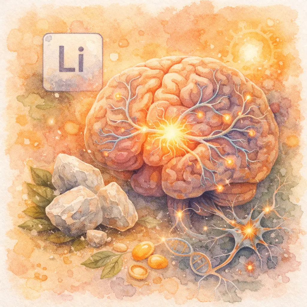 Litio: El Mineral Esencial para la Neuroplasticidad y la Reparación Cerebral Nootrópicos Perú